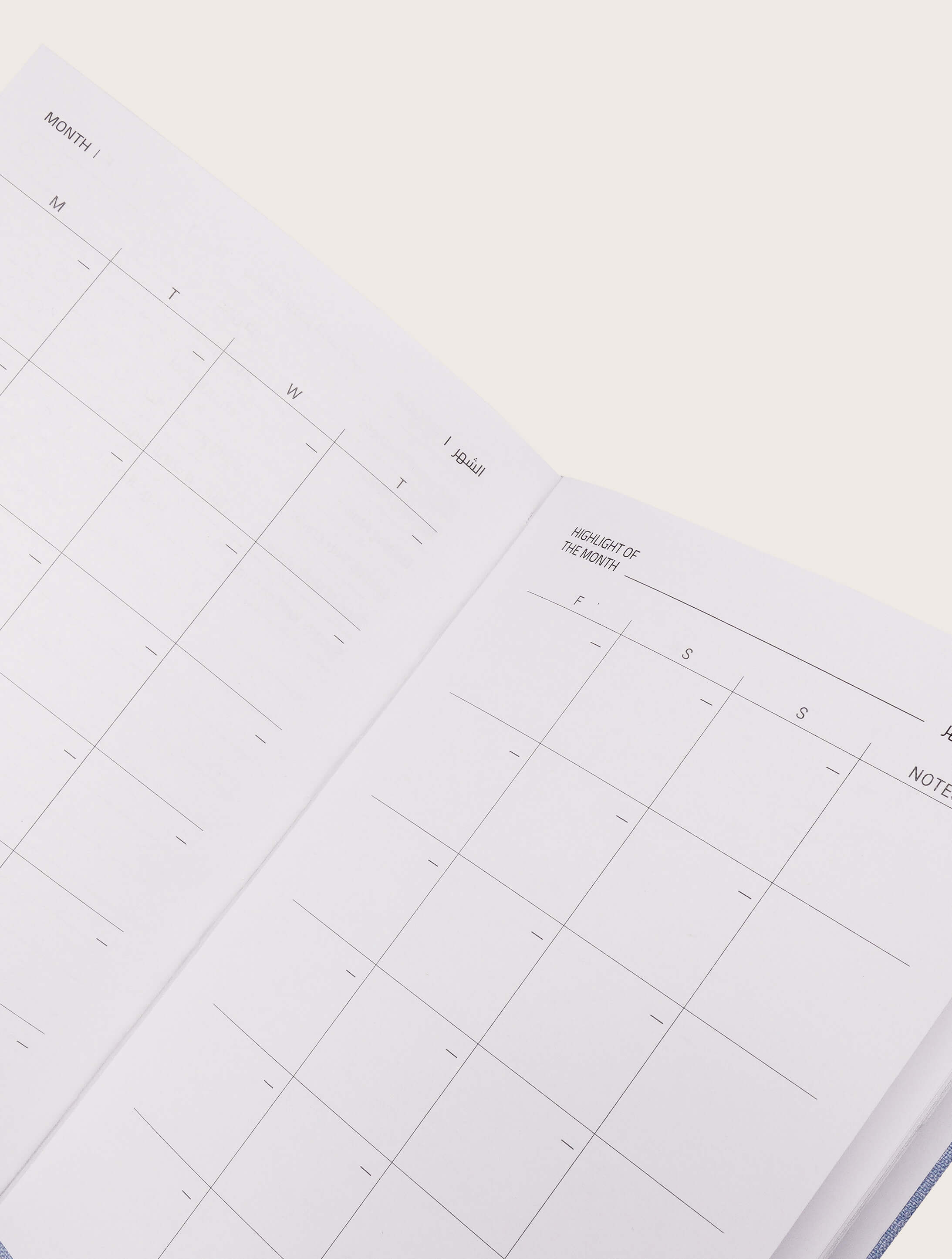 hardcover Skoon journal and planner for writing by TINT LAB