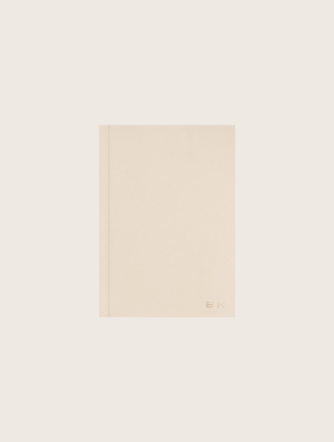 Pastel Yellow Velvet Notebook