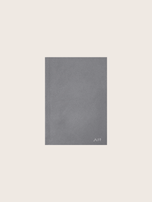 Grey Velvet Notebook
