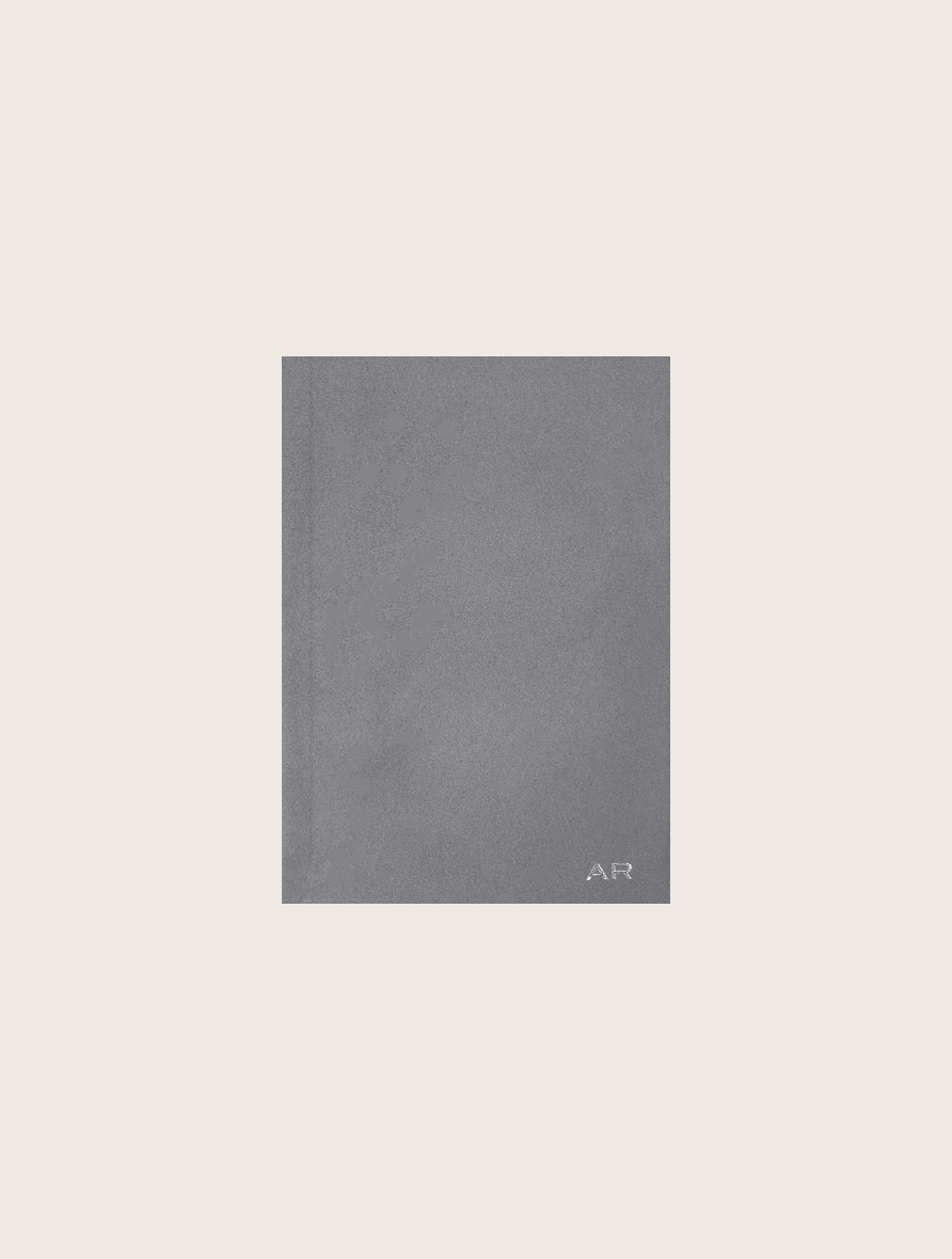 Grey Velvet Notebook