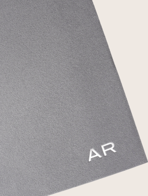 Grey Velvet Notebook
